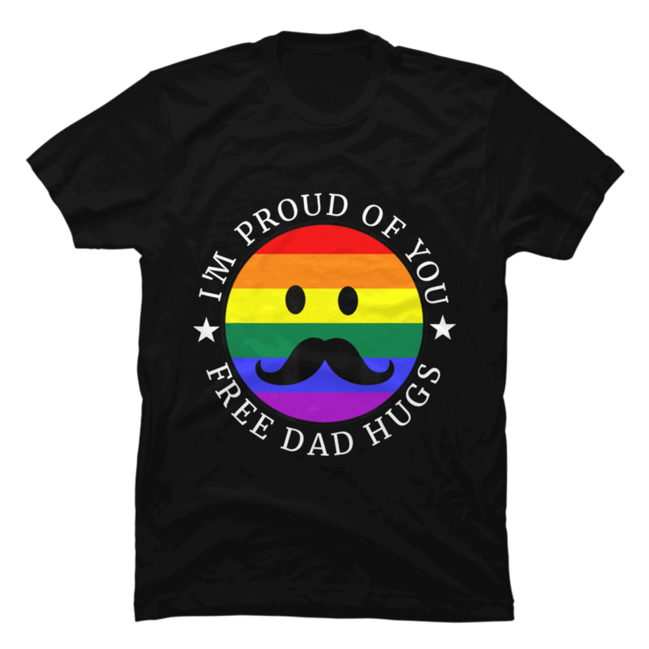 Free Dad Hugs Lgbt Gay Pride Buy T Shirt Designs