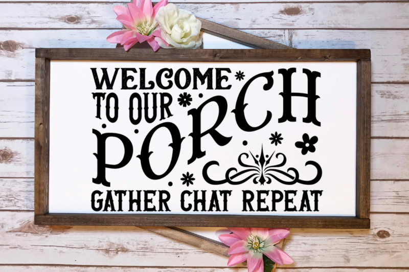 Flowers Market Farmhouse Sign Svg Bundle