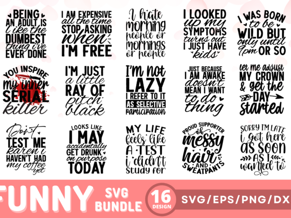 Funny svg bundle t shirt graphic design