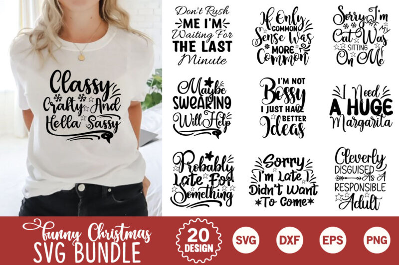 Funny Christmas SVG Bundle