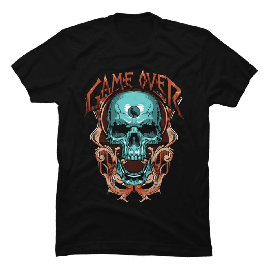 Game over skull - Buy t-shirt designs