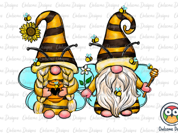 Bee Gnomes, Gnomes Clipart, Digital Download, Bumble Bee, Sublimation, Bee  PNG, Digital Clipart, Printable Wall Art, Bee Decal, Tumbler Png 