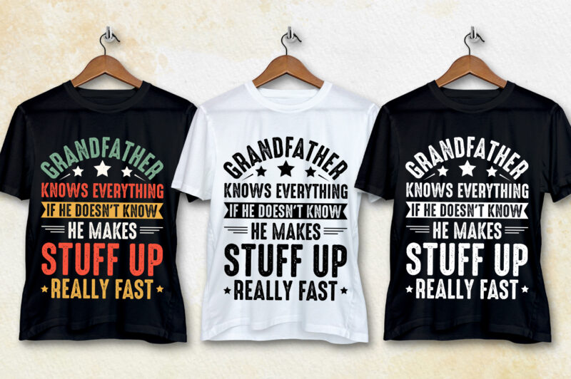 Vintage Typography T-Shirt Design Bundle