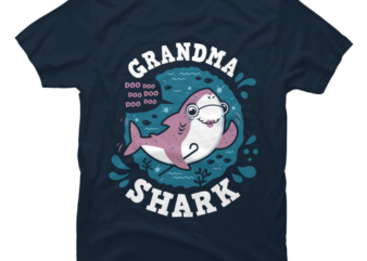 Grandma Shark - Buy t-shirt designs