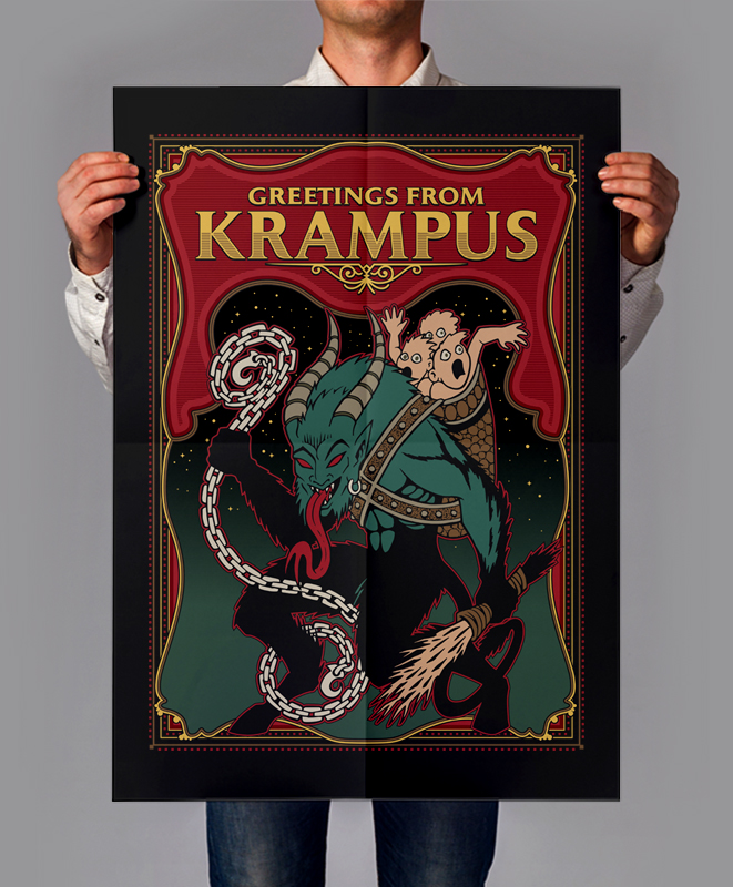 MERRY CHRISTMAS KRAMPUS – designs bundle