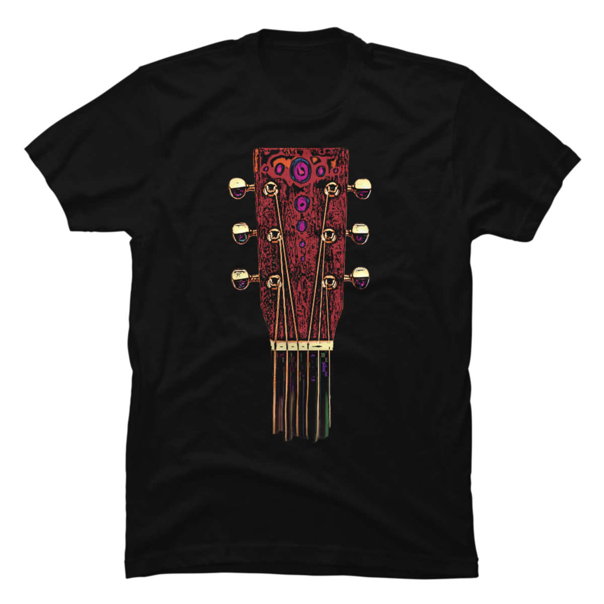 Guitar Headstock,present tshirt - Buy t-shirt designs