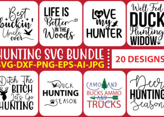 Hunting SVG Bundle