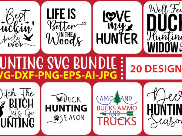 Hunting svg bundle graphic t shirt