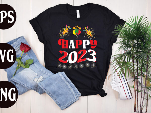 Happy 2023 t shirt design, happy 2023 svg cut file, happy 2023 svg design, christmas svg mega bundle , 130 christmas design bundle , christmas svg bundle , 20 christmas