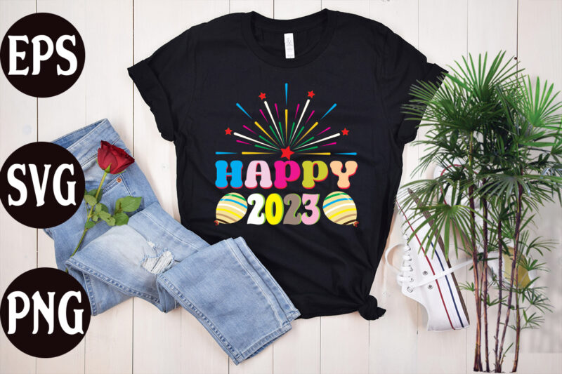 Happy 2023 retro design, Happy 2023 SVG design, New Year's 2023 Png, New Year Same Hot Mess Png, New Year's Sublimation Design, Retro New Year Png, Happy New Year 2023