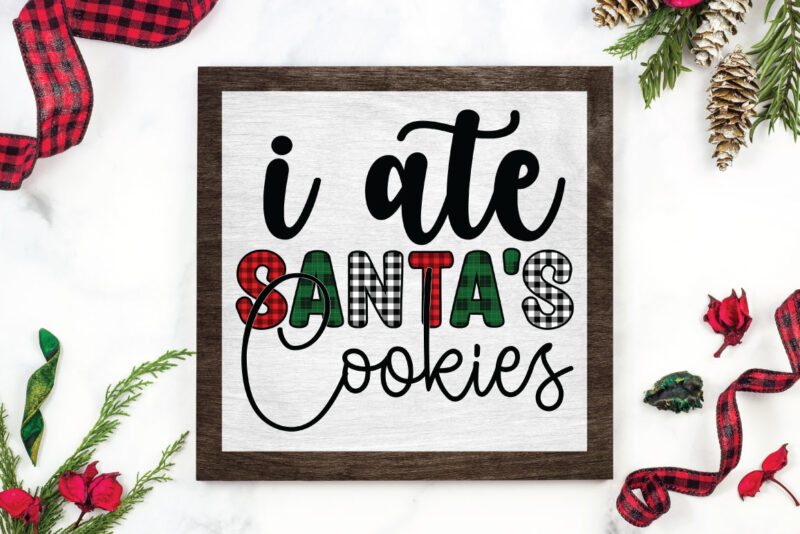 I ate Santa’s Cookies PNG