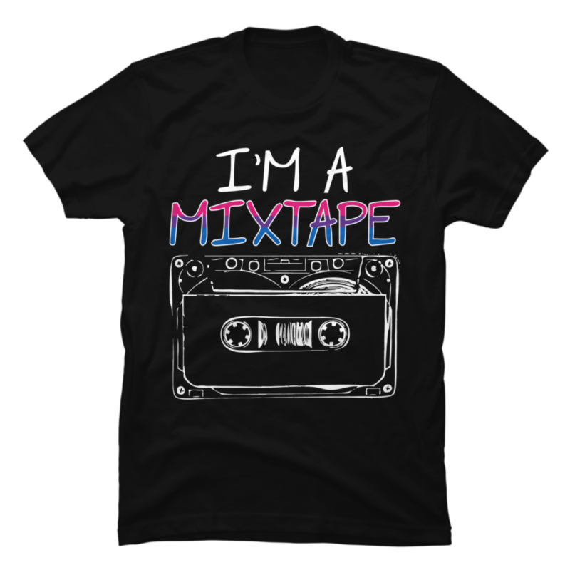 Im a Mixtape Bi Sexual Flag Supporter LGBT Merchandise - Buy t-shirt ...