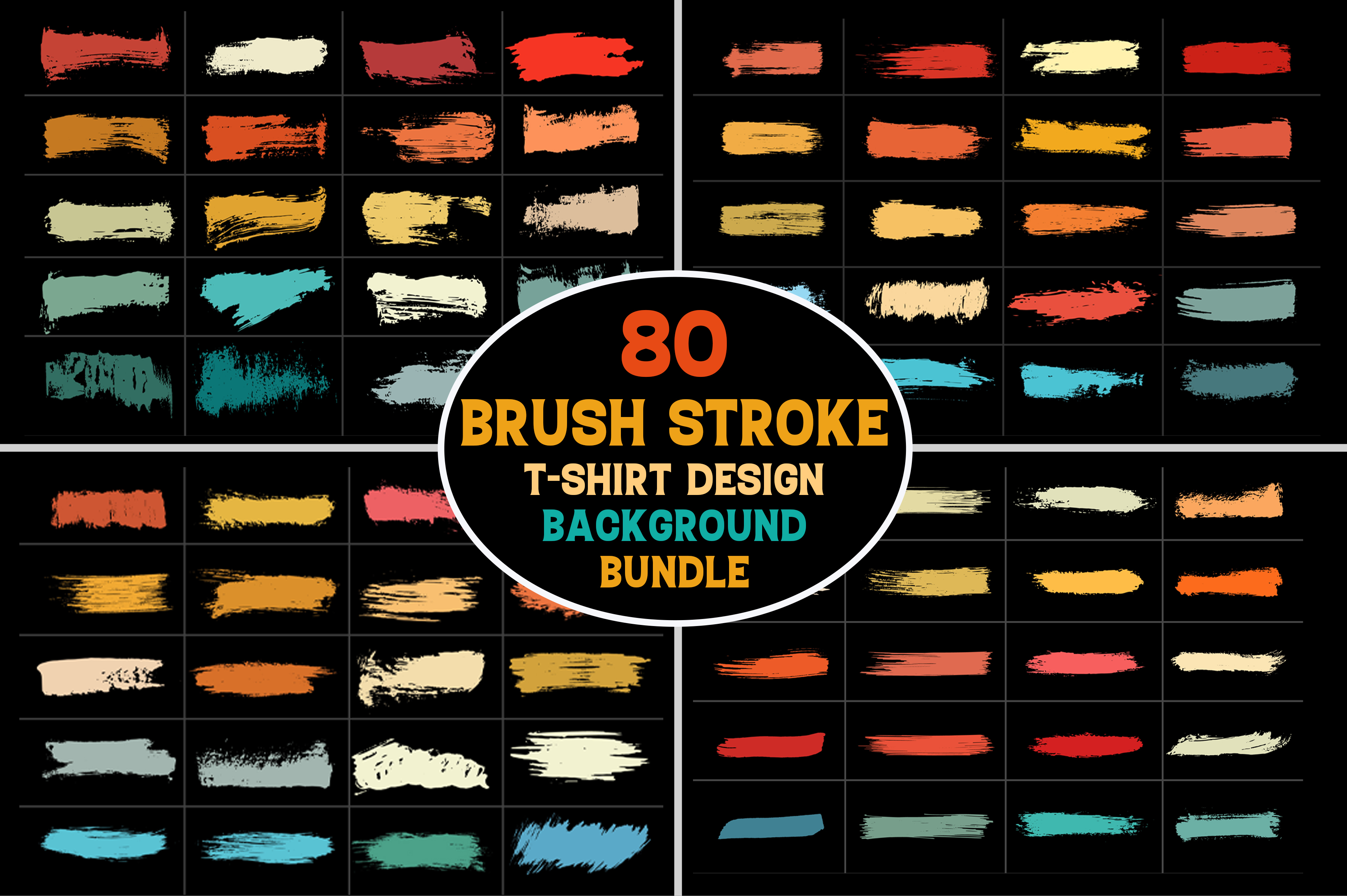 Free Paint Brush Stroke SVG Bundle - Creative Vector Studio