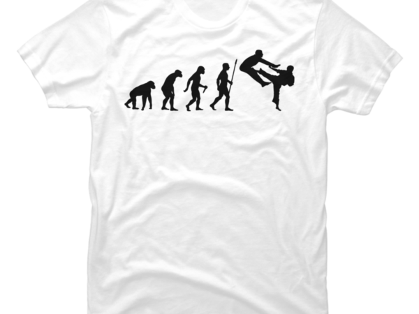 Karate Evolution - Buy t-shirt designs