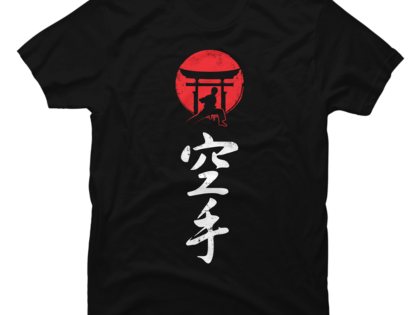 Karate japan martial art t-shirt