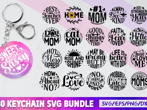 Keychain svg bundle t shirt vector art