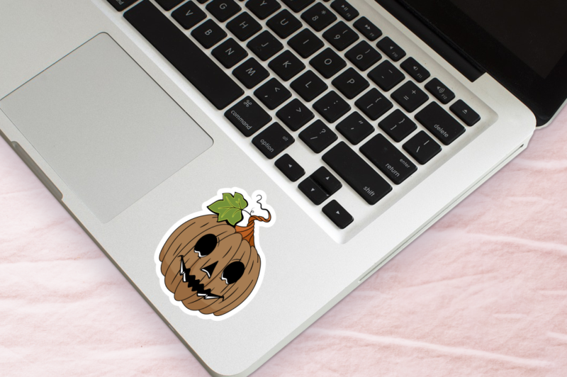 Halloween Pumpkin Sticker Bundle