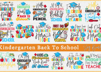 Kindergarten Back to School Bundle