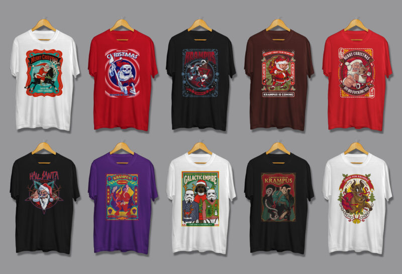 MERRY CHRISTMAS KRAMPUS - designs bundle - Buy t-shirt designs