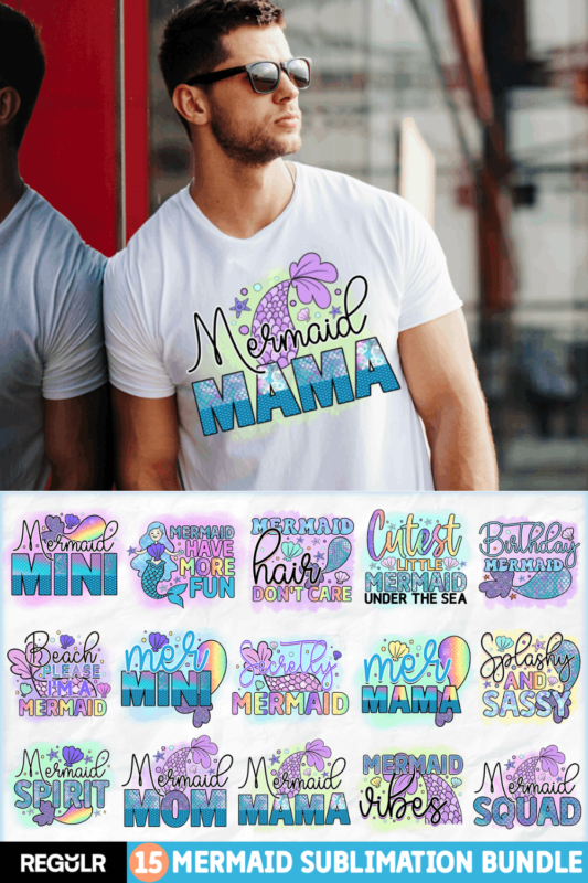 Mermaid Sublimation Bundle