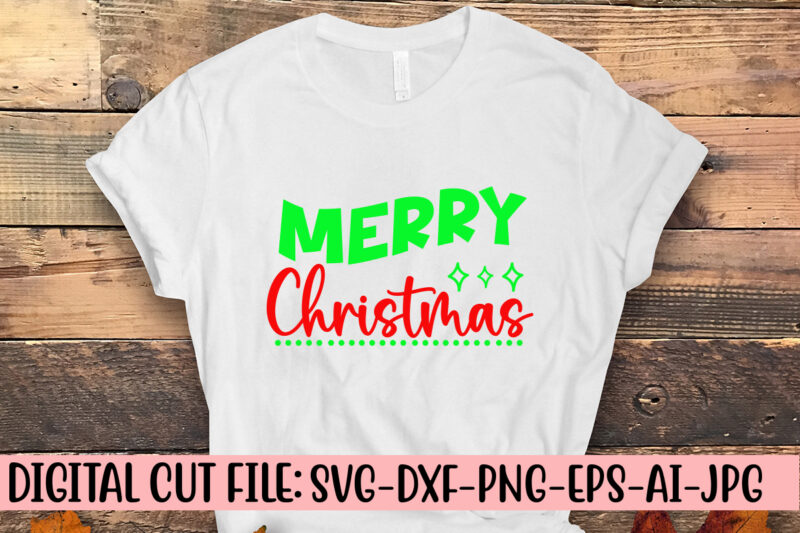 Merry Christmas SVG Cut File