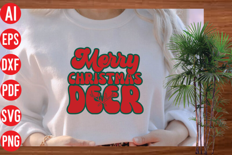 Merry Christmas deer retro t shirt design, Merry Christmas deer SVGcut file, Merry Christmas deer ,Christmas Png, Retro Christmas Png, Leopard Christmas, Smiley Face Png, Christmas Shirt Design, Sublimation Design