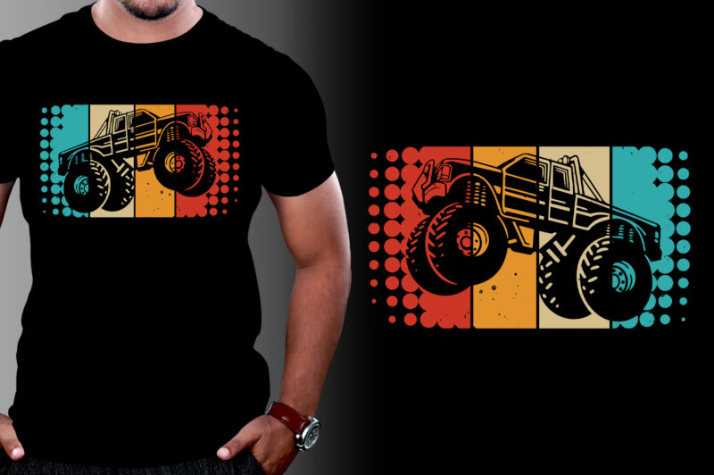 Retro Vintage Sunset T-Shirt Design Graphic Vector Bundle