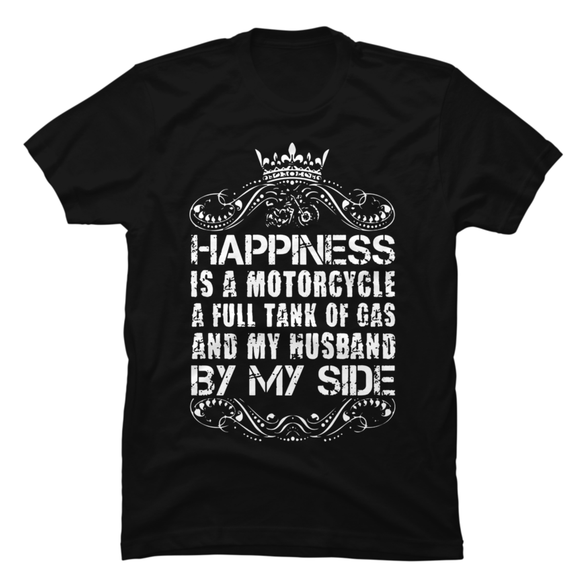 Motorcycle Wife Happiness - Buy t-shirt designs