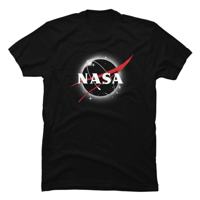 NASA Eclipse Logo, NASA Gift, NASA Tshirt, NASA PNG File - Buy t-shirt ...