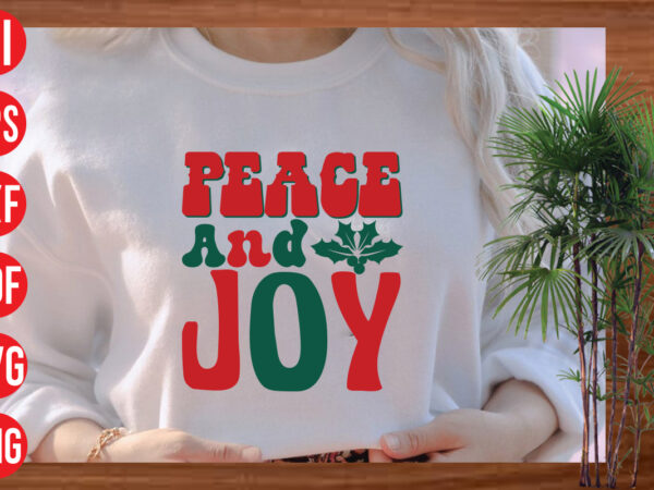 Peace and joy retro t shirt design, peace and joy svg cut file, peace and joy svg design, christmas png, retro christmas png, leopard christmas, smiley face png, christmas shirt