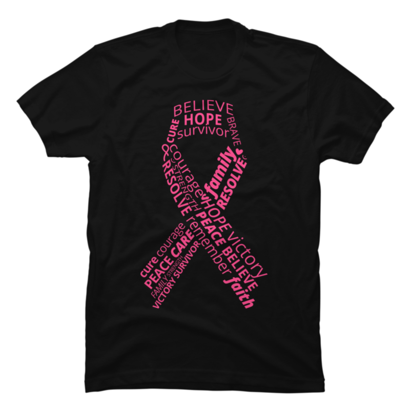 Pink Breast Cancer Ribbon Breast Cancer Awareness Buy T Shirt Designs 