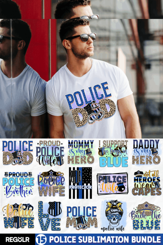 Police Sublimation Bundle