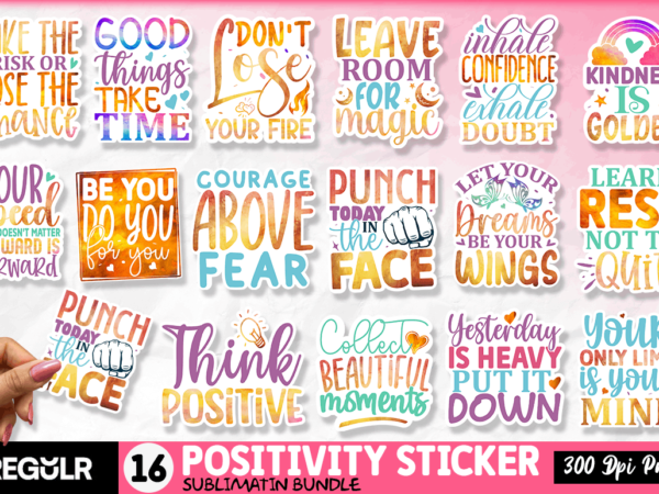 Inspirational sticker bundle  Printable motivational quotes