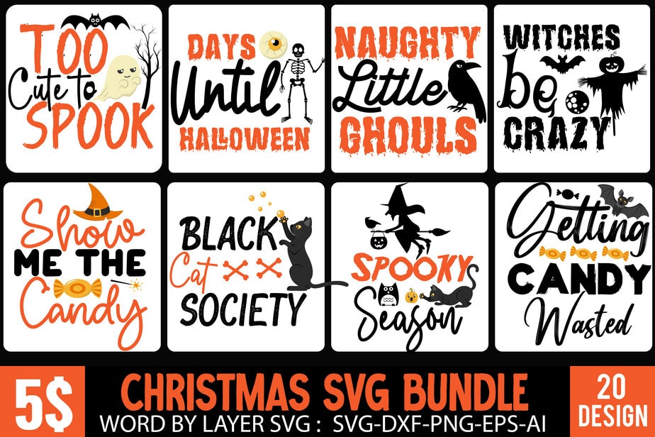 Halloween SVG Bundle , Halloween SVG Quotes , Halloween Clipart Bundle ...