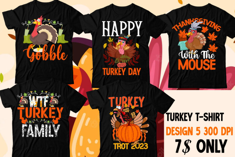 Happy Turkey Day T-Shirt Design ,Happy Turkey Day SVG Cut File , fall t-shirt design, fall t-shirt designs, fall t shirt design ideas, cute fall t shirt designs, fall festival