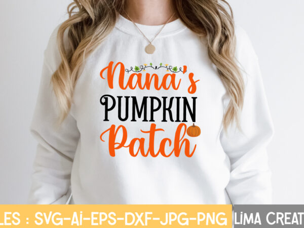 Nanas pumpkin patch t-shirt design,fall t-shirt design, fall t-shirt designs, fall t shirt design ideas, cute fall t shirt designs, fall festival t shirt design ideas, fall harvest t shirt