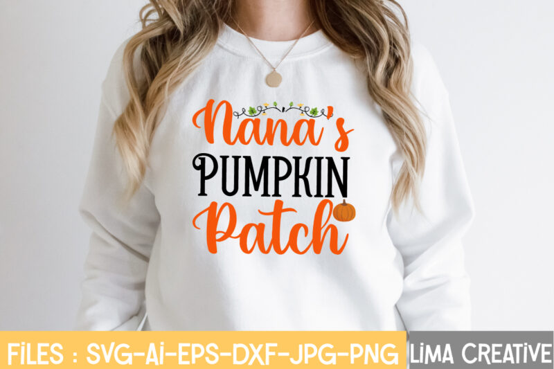 Nanas pumpkin Patch T-shirt Design,fall t-shirt design, fall t-shirt designs, fall t shirt design ideas, cute fall t shirt designs, fall festival t shirt design ideas, fall harvest t shirt