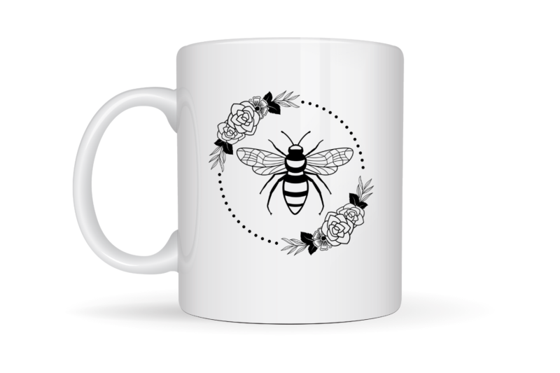 Bee With Flower SVG Bundle