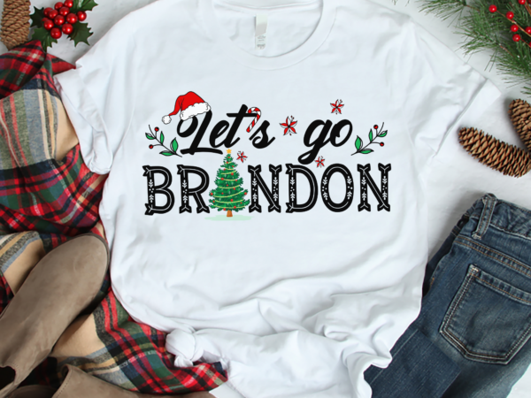 Rd christmas let_s go branson brandon anti liberal xmas tree shirt t shirt design online