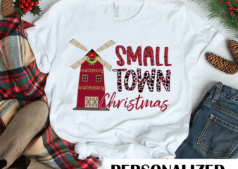 RD Small Town Christmas Shirt,Merry Christmas, Red Plaid, Small Town Shirt t shirt design online