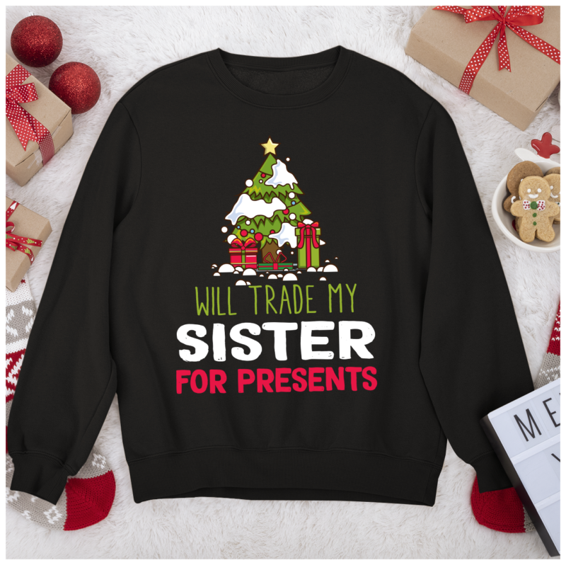 RD Will Trade My Brother, Sister For Presents Christmas Shirt-1