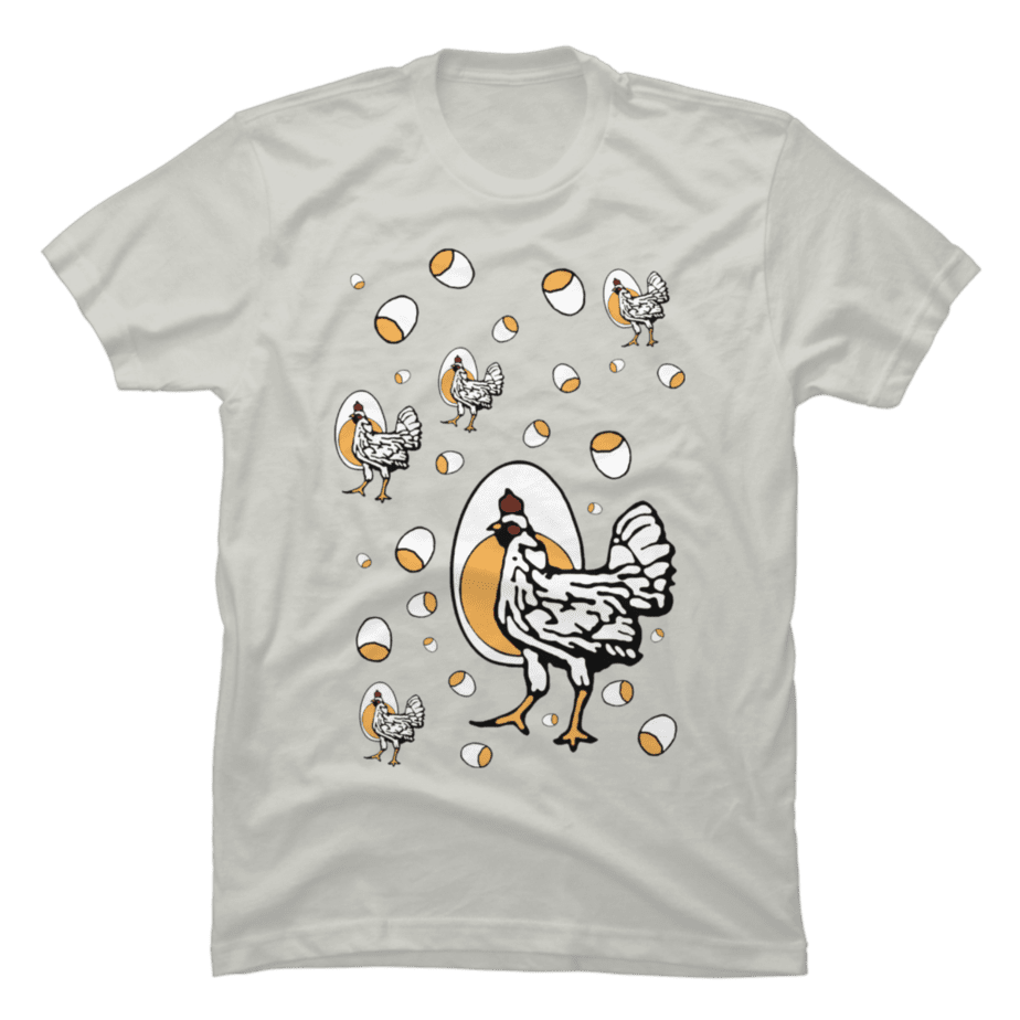 Retro Chickens And Eggs - Buy t-shirt designs