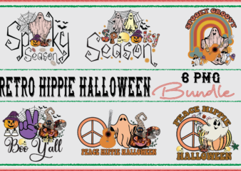 Retro Hippie Halloween Bundle