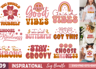 Inspirational SVG Bundle t shirt design for sale