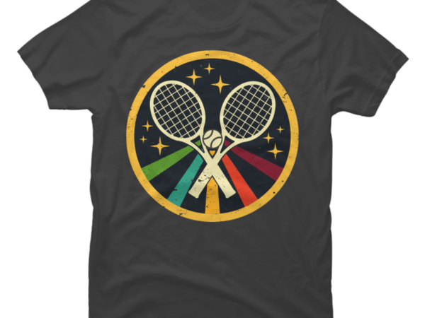 Retro Vintage Tennis Player - Buy t-shirt designs