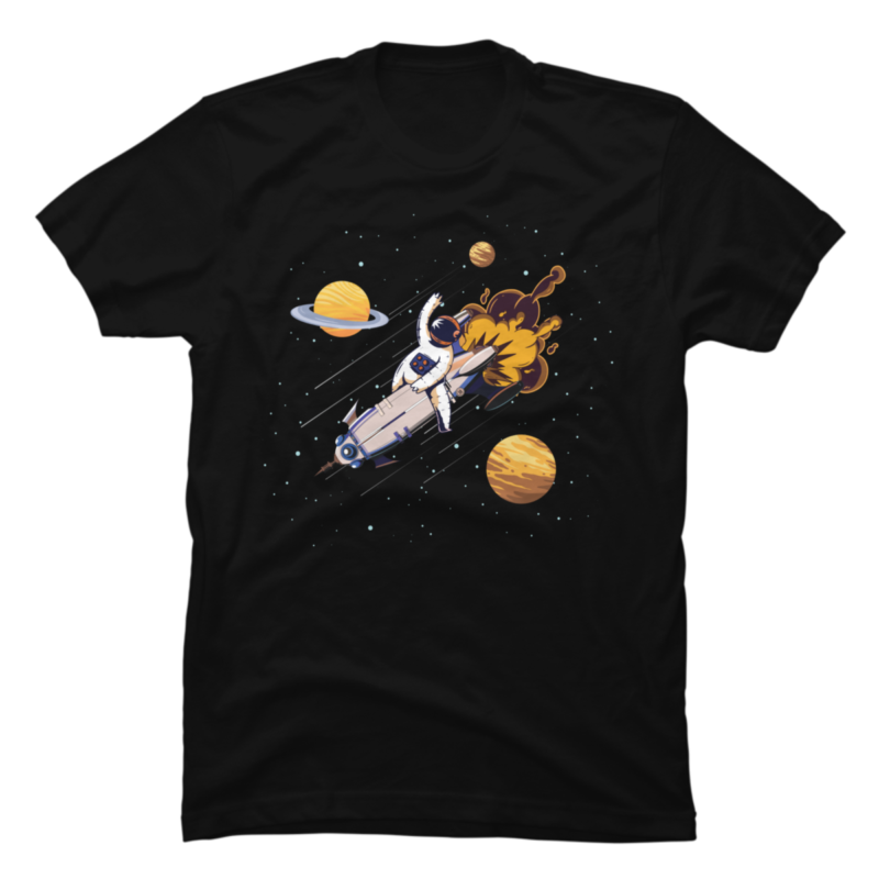 Riding A Rocket - Buy t-shirt designs