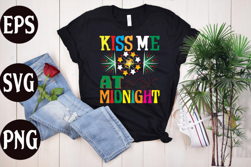 Kiss Me At Midnight retro design, Kiss Me At Midnight, New Year's 2023 Png, New Year Same Hot Mess Png, New Year's Sublimation Design, Retro New Year Png, Happy New