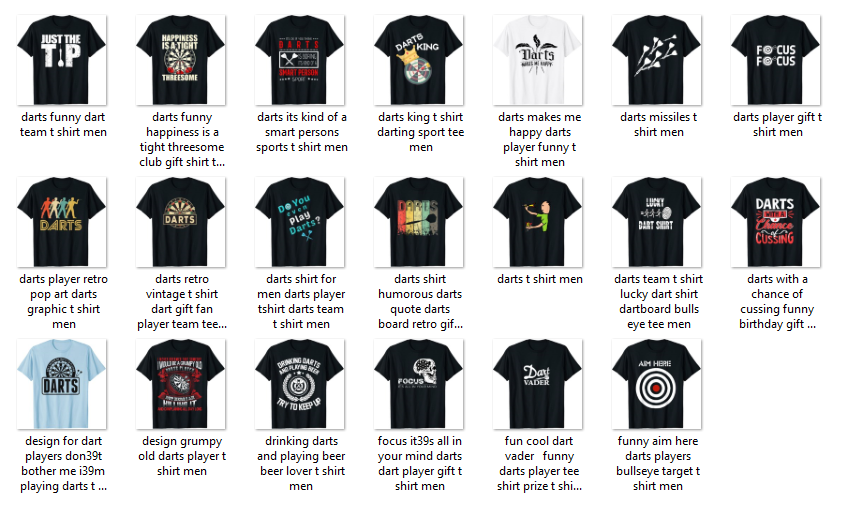 20 Darts PNG T-shirt Designs Bundle For Commercial Use Part 2 - Buy t ...
