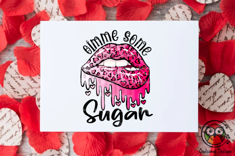 Sexy Lips Valentine Sublimation