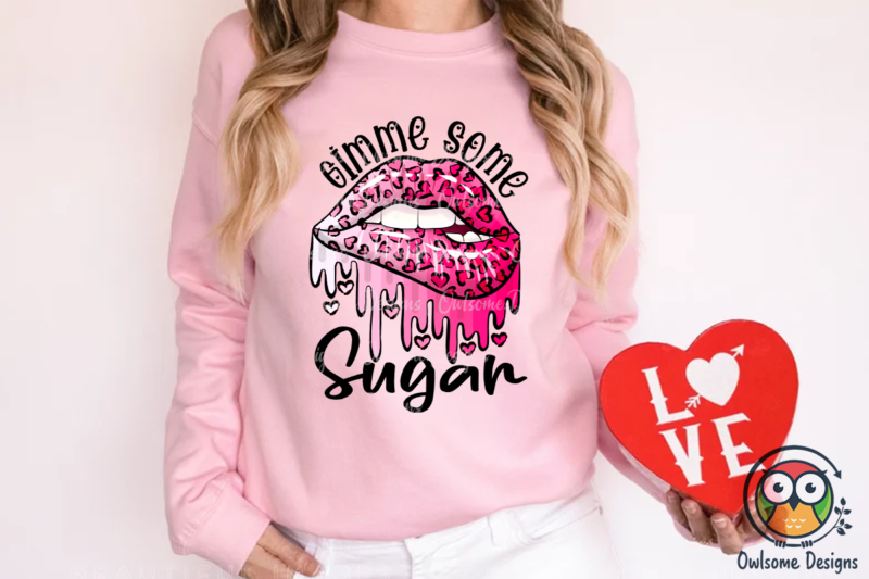 Sexy Lips Valentine Sublimation